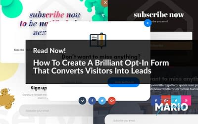 How To Create A Brilliant Opt-In Form That  Converts Visitors Into Leads